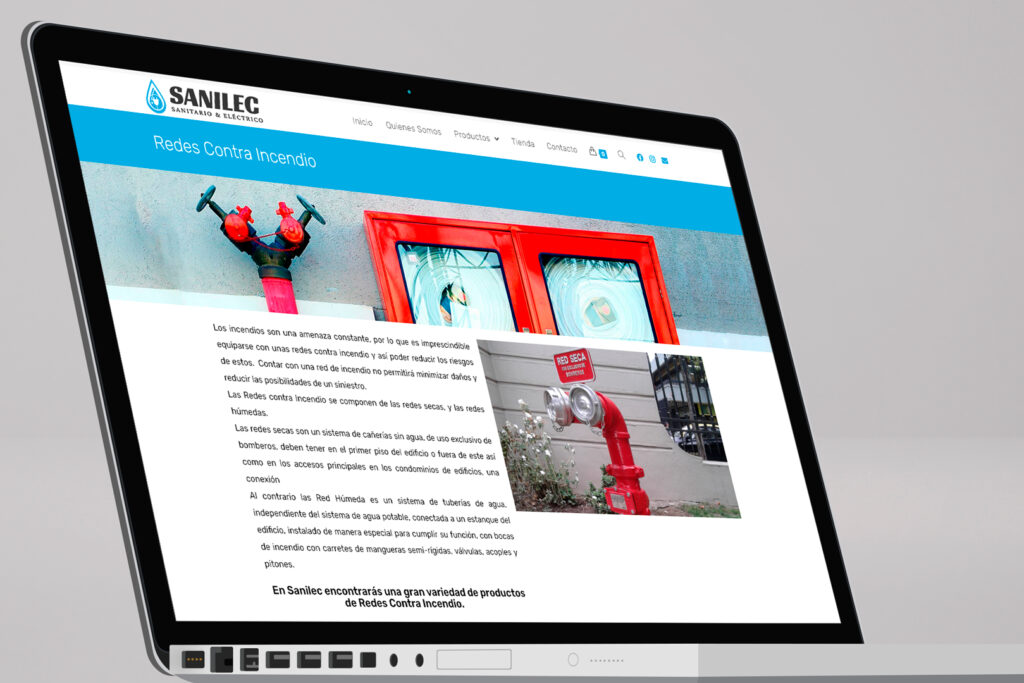 diseño web freelance Valparaíso sanilec